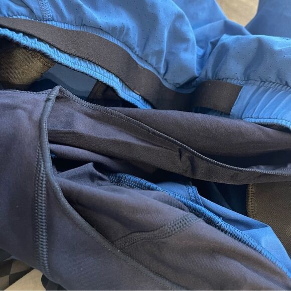 Rhone Pacific Blue Athleisure wear Shorts in Size XL with Liner - Picture 4 of 10